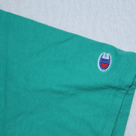 Champion Women Green Tee Shirt Authentic Athleticwear Casual Size XL - Picture 4 of 9